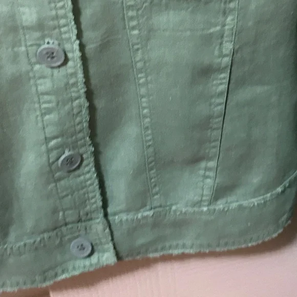 LIKE NEW! Women's Tommy Bahama Palms Linen Jacket - XS - Picture 15 of 15